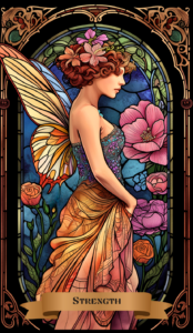 Tarot Card - Crystal Fairies Deck - Strength